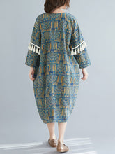 Long Sleeves Double Sleeves Midi Dress